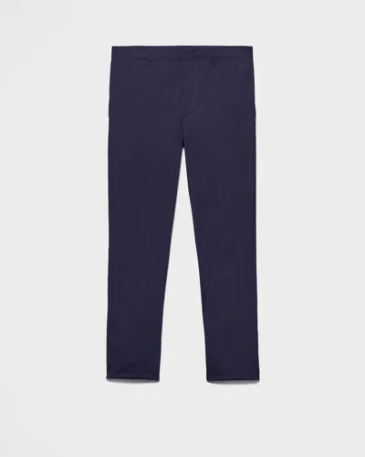 PRADA HOSE AUS STRETCH-POPELINE