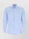 Prada Light Blue Stretch Poplin Shirt