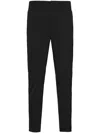 Prada Stretch Technical Fabric Pants In Black
