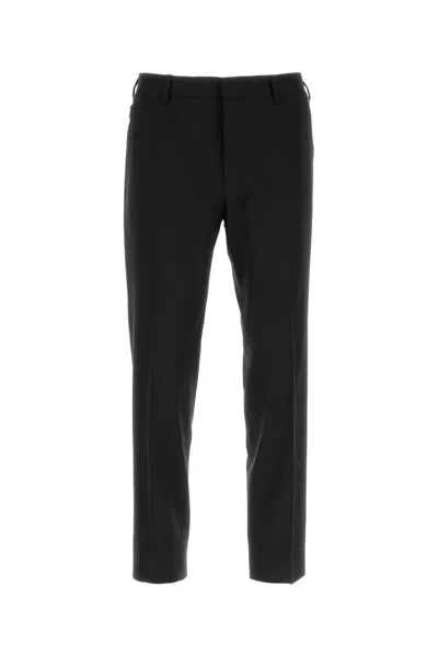 PRADA PRADA STRETCH WOOL TROUSERS