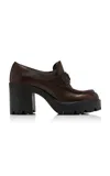 Prada Stride Flow Leather Pumps In Multi