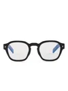 Prada Sunglasses With The Iconic Metal Plaque In Schwarz