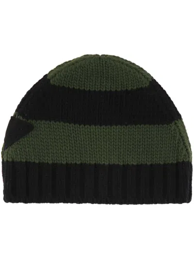 PRADA STRIPED BEANIE