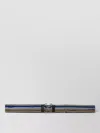 Prada Striped Clasp Buckle Belt Elastic Cotton In Multi