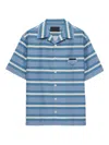 Prada Striped Cotton Bowling Shirt
