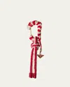 Prada Striped Cord Keychain