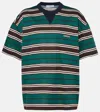 Prada Lisle Cotton Oversized T-shirt In Multicolor
