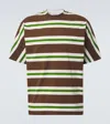 Prada Printed Cotton T Shirt In Multi
