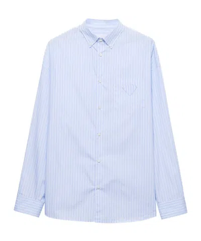PRADA STRIPED COTTON SHIRT