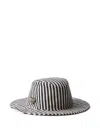 Prada Striped Hat