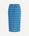 Prada Striped Midi Skirt