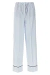 Prada Gestreifte Baumwollhose