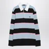 Prada Men's Striped Polo