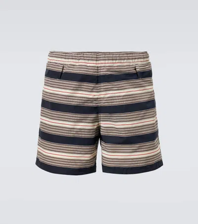 Prada Striped Swim Shorts