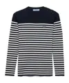 Prada Gestreifter Pullover Aus Wolle In Multi