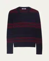 Prada Striped Wool Turtleneck Sweater