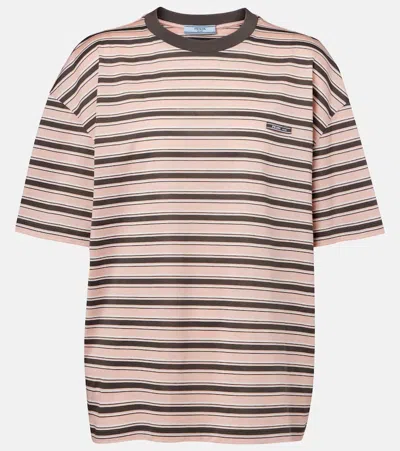 Prada Stripped Cotton T-shirt