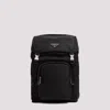 Prada Structured Backpack - 27cm X 45cm X 17cm In Black