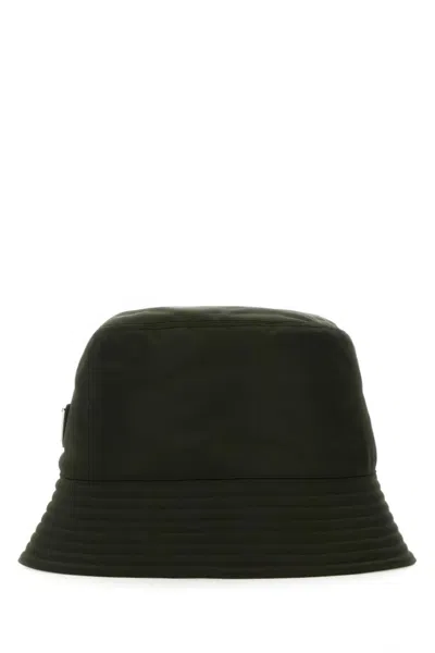 Prada Re-nylon Bucket Hat In Black