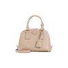 Prada Structured Calf Leather Shoulder Bag
