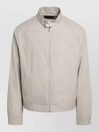 PRADA STRUCTURED JACKET HIGH COLLAR BUTTON CUFFS