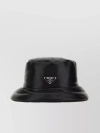 PRADA STRUCTURED LEATHER BUCKET HAT