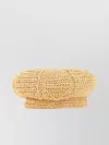 Prada Structured Rafia Baker Boy Hat Clutch