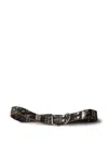 Prada Studded Leather Belt In Black