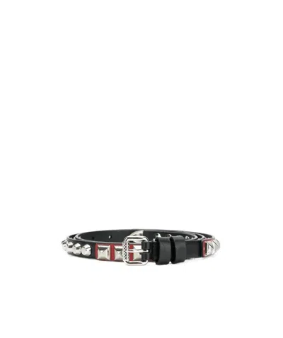 Prada Studded Buckle Belt In Multi