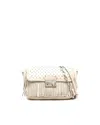 Prada Studded Chain Bag In Neutral