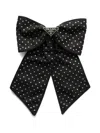 Prada Studded Hair Clip In Schwarz
