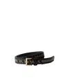 Prada Leather Belt With Studs In Black