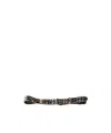 Prada Studded Leather Belt In Black