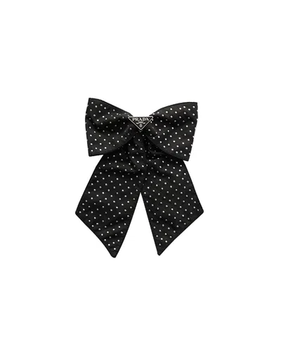 Prada Studded Re-nylon Hair Clip