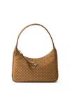 Prada Re-edition Re-nylon Mini Bag With Studs In Neutral