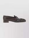Prada Stylish Loafers Featuring Ruched Detailing In Brown