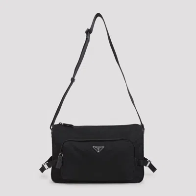 Prada Stylish Mini Handbag - 35cm X 24cm X 12cm In Black
