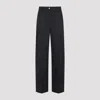 Prada Anthracite Grey Wool Pants In Black