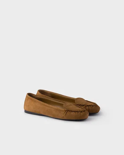 PRADA LOAFER AUS WILDLEDER