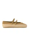 Prada Suede Ballerinas In True Color