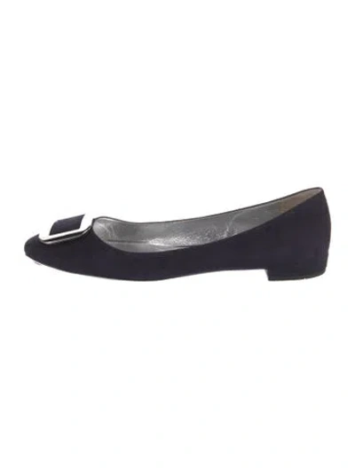 Pre-owned Prada Suede Ballet Flats In Multi
