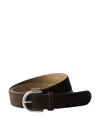 Prada Suede Belt In Brown