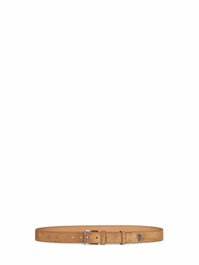 Prada Suede Belt In Brown