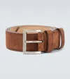 Prada Suede Belt In Brown