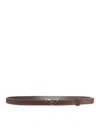 Prada Suede Belt In Brown