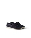 Prada Elegant Moccasins For Men - Ss26 Collection In Blue