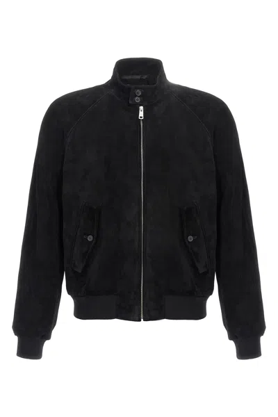 PRADA SUEDE BOMBER JACKET