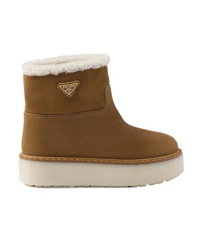 PRADA SUEDE BOOTIES