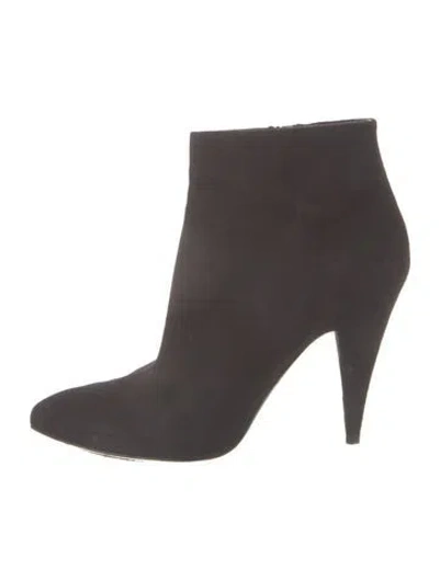 Pre-owned Prada Suede Boots In Brown/grey