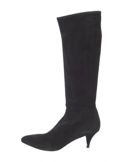 Pre-owned Prada Suede Boots In Multi